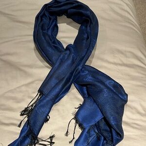 Elegant Blue Men's Scarf